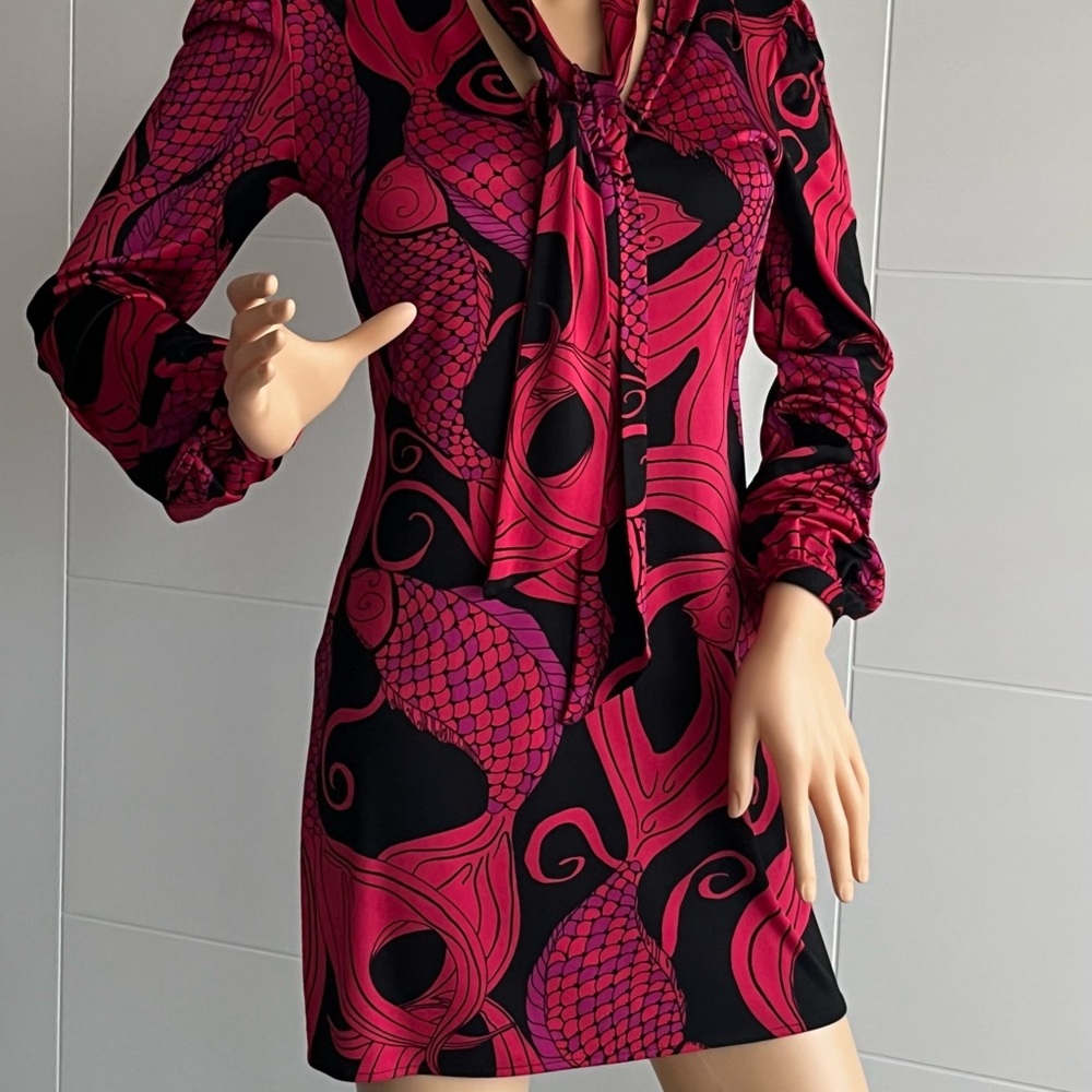 Long silk tunic top
